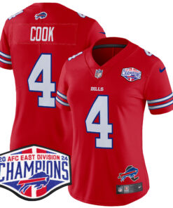 Women's Buffalo Bills 2024 AFC East Division Champions Vapor Limited Jersey - All Stitched