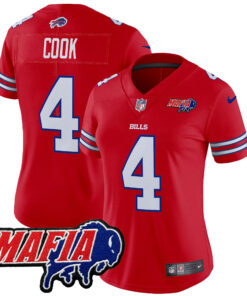 Women's Buffalo Bills 2024 Buffalo Bills Mafia Patch Vapor Limited Jersey - All Stitched