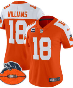 Women's Chicago Bears Throwback Vapor Limited Jersey - All Stitched