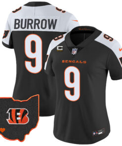 Women's Cincinnati Bengals Ohio Patch Vapor Limited Jersey - All Stitched