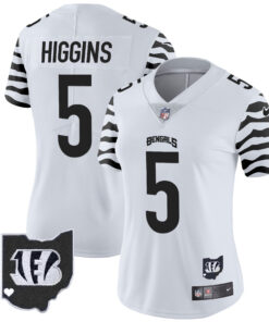 Women's Cincinnati Bengals Stripes Vapor Limited Jersey - All Stitched