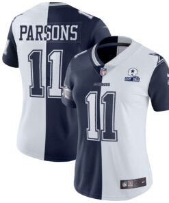 Women's Dallas Cowboys Split White Navy Est 1960 Patch - All Stitched