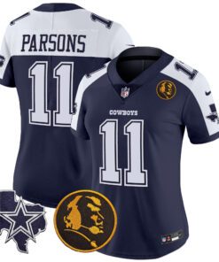 Women's Dallas Cowboys Texas & John Madden Patch Vapor Jersey - All Stitched