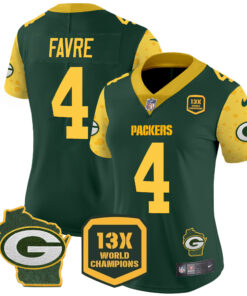 Women's Green Bay Packers Cheese Vapor Limited Jersey – All Stitched