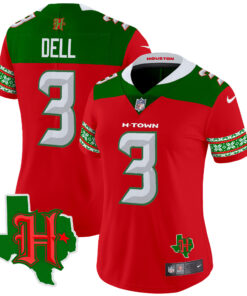 Women's Houston Texans 2024 Christmas Vapor Limited Jersey - All Stitched