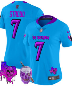 Women's Houston Texans DJ Screw Vapor Limited Jersey - All Stitched