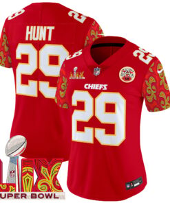 Women's Kansas City Chiefs Super Bowl LIX Style Vapor Limited Jersey - All Stitched