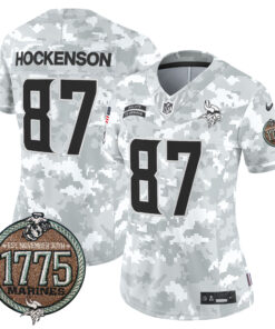 Women's Minnesota Vikings 2024 Salute to Service Establishment Year Patch Vapor Limited Jersey - All Stitched