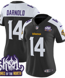 Women's Minnesota Vikings Kings Of The North Patch Vapor Limited Jersey - All Stitched