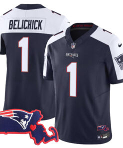 Women's New England Patriots Massachusetts Patch Vapor Jersey - All Stitched