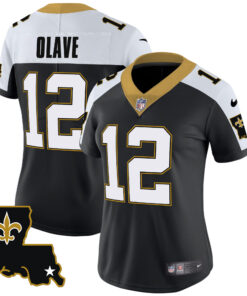 Women's New Orleans Saints 1987 Legacy Vapor Jersey - All Stitched