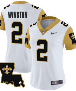 Women's New Orleans Saints 1987 Legacy Vapor Limited Jersey V2 - All Stitched