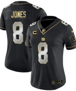 Women's New York Giants Vapor Gold Jersey - All Stitched