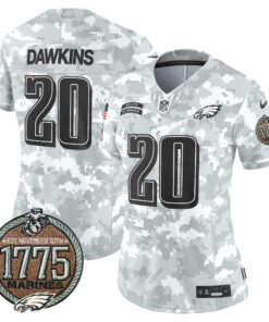 Women's Philadelphia Eagles 2024 Salute to Service Establishment Year Patch Vapor Limited Jersey - All Stitched