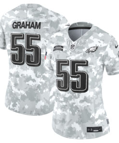 Women's Philadelphia Eagles 2024 Salute to Service Vapor Limited Jersey - All Stitched