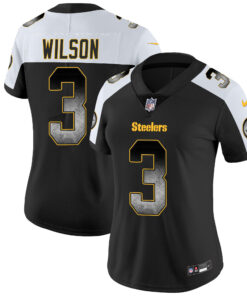 Women's Pittsburgh Steelers Arch Smoke Vapor Jersey - All Stitched