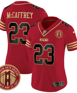 Women's San Francisco 49ers Golden Gate Bridge Patch Vapor Limited Jersey - All Stitched