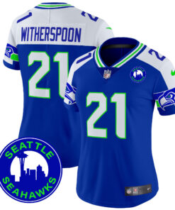 Women's Seattle Seahawks 2024 Seattle City Patch Vapor Limited Jersey - All Stitched