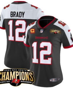 Women's Tampa Bay Buccaneers 2023 NFC South Champions Patch Vapor Jersey - All Stitched