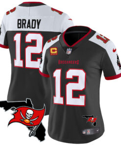 Women's Tampa Bay Buccaneers Florida Patch Vapor Limited Jersey - All Stitched