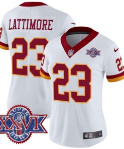 Women's Washington Commanders Throwback 1992 Super Bowl XXVI Patch Vapor Limited Jersey - All Stitched