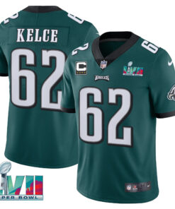 Youth's Philadelphia Eagles Super Bowl Patch Vapor Jersey - All Stitched