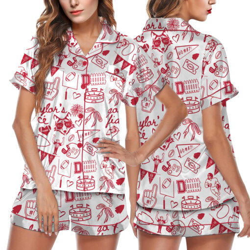 Go 87 Fiance Travis Satin Pajamas Set For Women