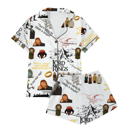 Women’s Lord Of The Rings Second Breakfast Satin Pajama Set For Women