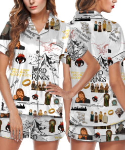 Women’s Lord Of The Rings Second Breakfast Satin Pajama Set For Women