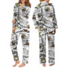 Women’s Lord Of The Rings Map Satin Pajama Set For Women