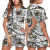 Women’s Lord Of The Rings Map Satin Pajama Set For Women