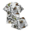 Women’s Lord Of The Rings Map Satin Pajama Set For Women