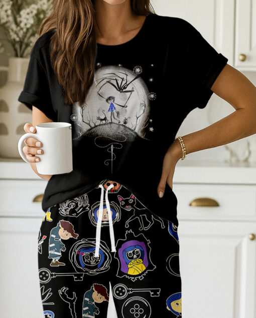 Coraline Movie Pajamas Set For Women