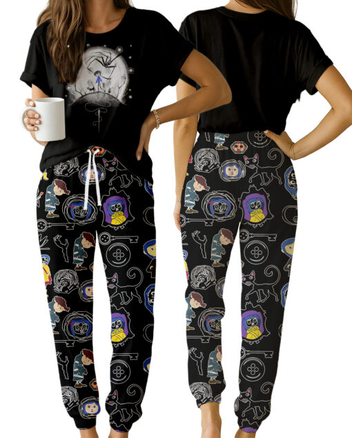 Coraline Movie Pajamas Set For Women