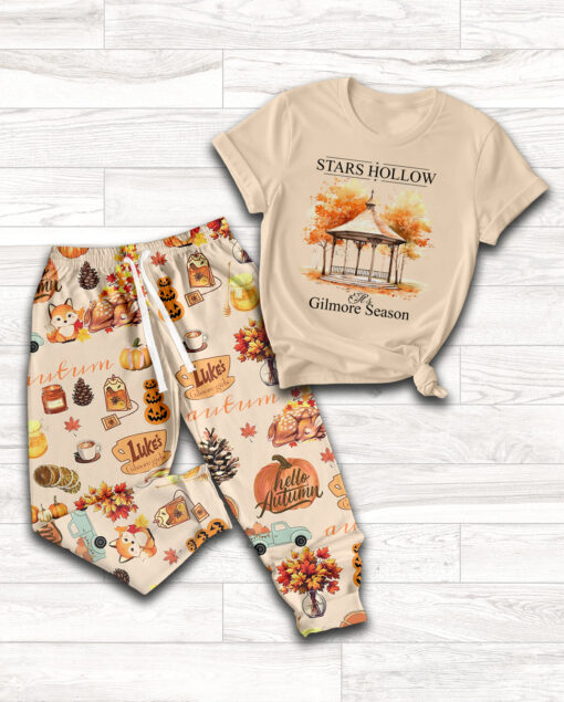 Stars Hollow It's Gilmore Season Pajamas Set