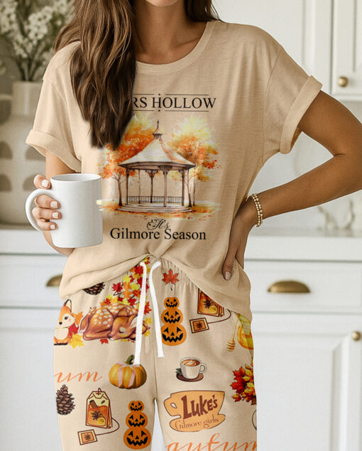 Stars Hollow It's Gilmore Season Pajamas Set