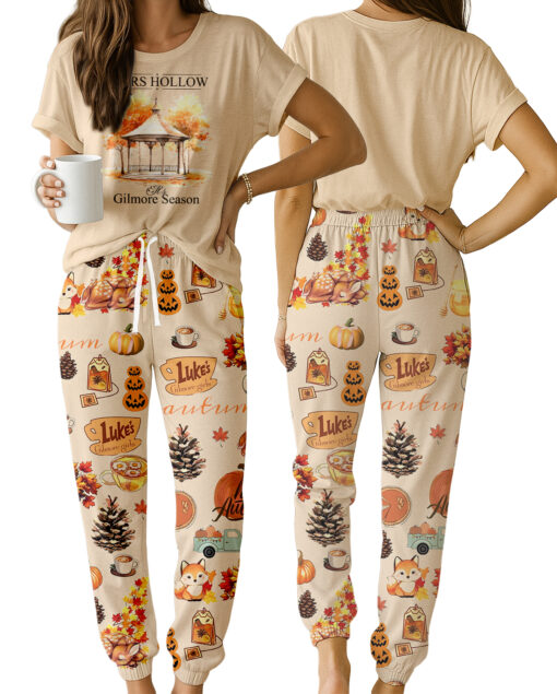 Stars Hollow It's Gilmore Season Pajamas Set