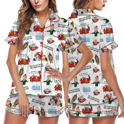 Friends TV Show Christmas Pajamas Set For Women