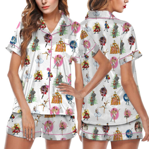 In My Nutcracker Satin Pajamas Set For Women
