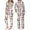 Puerto Rico Travel Satin Pajama Set For Women