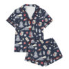 Polar Express Christmas Satin Pajamas Set