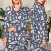 Polar Express Christmas Satin Pajamas Set