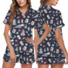 Polar Express Christmas Satin Pajamas Set