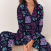 Arcane Satin Pajamas Set For Women