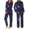 Arcane Satin Pajamas Set For Women