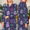 Arcane Satin Pajamas Set For Women
