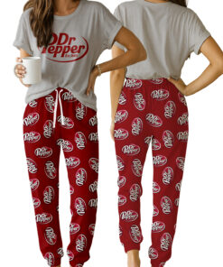 Dr Pepper Drink Pajamas Set For Women