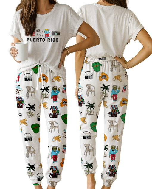 Baile Inolvidable Puerto Rico Casual Pajama Set For Women