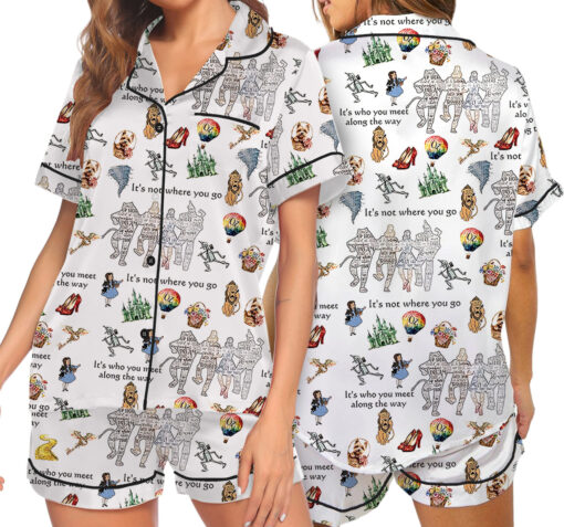 The Wizard Of Oz Satin Pajamas Set For Women